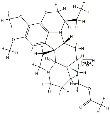 22α-Ethyl-15,16-dimethoxy-25-acetyl-4,25-secoobscurinervan-4β-ol 구조식 이미지