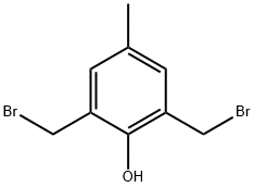 2,6-Bis(bromomethyl)-4-methylphenol Structure