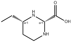 2-Pyrimidinecarboxylicacid,4-ethylhexahydro-,(2R,4S)-rel-(9CI) Structure