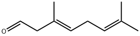 dimethyloctadienal,(E)-3,7-dimethyl-3,6-octadienal 구조식 이미지