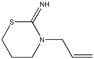 2H-1,3-Thiazin-2-imine,tetrahydro-3-(2-propenyl)-(9CI) Structure