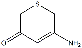 2H-Thiopyran-3(6H)-one,5-amino-(9CI) 구조식 이미지