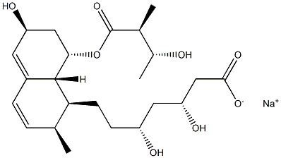 (R)-3''-Hydroxy Pravastatin SodiuM Salt Structure