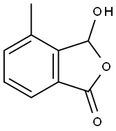 1(3H)-Isobenzofuranone,3-hydroxy-4-methyl-(9CI) 구조식 이미지
