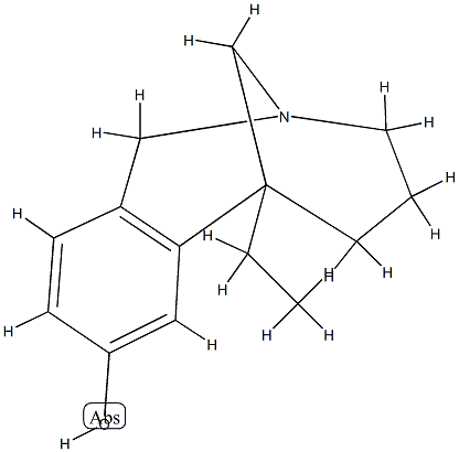 1H-2,6-Methano-2-benzazocin-8-ol,6-ethyl-3,4,5,6-tetrahydro-(9CI) 구조식 이미지