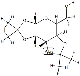 1-O,2-O:3-O,4-O-Bis(1-methylethylidene)-β-D-mannopyranose 구조식 이미지
