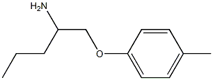 2-펜탄아민,1-(4-메틸페녹시)-(9CI) 구조식 이미지