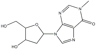 Inosine,2'-deoxy-1-methyl- 구조식 이미지