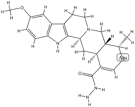 10-Methoxyraubasiniqueacidehydrazide[프랑스어] 구조식 이미지