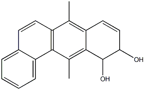 7,12-dimethylbenz(a)anthracene-10,11-dihydrodiol Structure