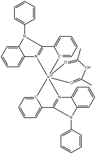 Iridium,(2,4-pentanedionato-κO,κO')bis- Structure