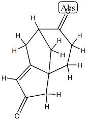 3H-3a,7-Methanoazulene-2,6-dione,4,5,7,8-tetrahydro-(9CI) 구조식 이미지