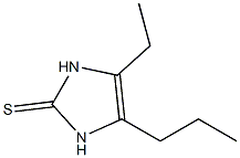 2-Imidazolethiol,  4(or  5)-ethyl-5(or  4)-propyl-  (5CI) Structure