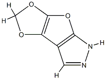 1H-[1,3]Dioxolo[4,5]furo[2,3-c]pyrazole  (9CI) Structure