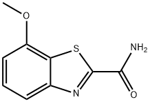 2-Benzothiazolecarboxamide,7-methoxy-(7CI,8CI,9CI) 구조식 이미지