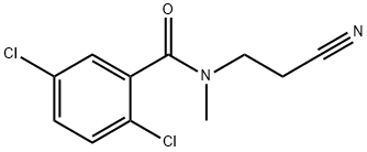 2,5-dichloro-N-(2-cyanoethyl)-N-methylbenzamide 구조식 이미지