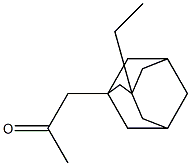 2-Propanone,1-(3-ethyltricyclo[3.3.1.13,7]dec-1-yl)-(9CI) Structure