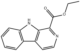 1-(에톡시카르보닐)-β-카르볼린 구조식 이미지