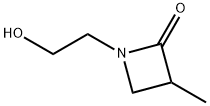 2-Azetidinone,1-(2-hydroxyethyl)-3-methyl-(9CI) 구조식 이미지