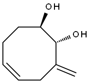 5-Cyclooctene-1,2-diol, 3-methylene-, (1R,2R)-rel- (9CI) Structure