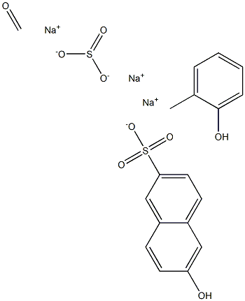 Kresol-Schaeffersalz-Formaldehydkondensationsprodukt, sulfiert 구조식 이미지