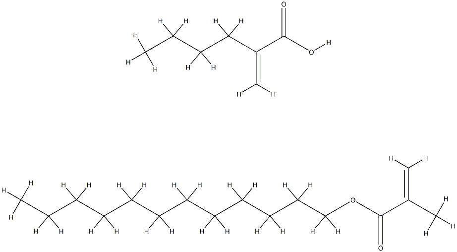 2-Propenoic acid, 2-methyl-, dodecyl ester, polymer with butyl 2-propenoate Structure