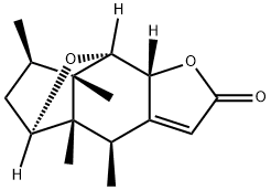 (4R)-4,4a,5,6,7,7a,8,8aβ-Octahydro-4,4aβ,7β,7aβ-tetramethyl-5α,8α-epoxy-2H-indeno[5,6-b]furan-2-one 구조식 이미지