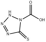 1H-Tetrazole-1-carboxylicacid,2,5-dihydro-5-thioxo-(9CI) Structure