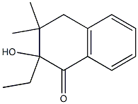 1(2H)-Naphthalenone,2-ethyl-3,4-dihydro-2-hydroxy-3,3-dimethyl-(9CI) Structure