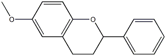 2H-1-Benzopyran,3,4-dihydro-6-methoxy-2-phenyl-(9CI) 구조식 이미지