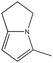 1H-Pyrrolizine,2,3-dihydro-5-methyl-(7CI,8CI,9CI) 구조식 이미지