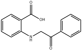 2-[(2-oxo-2-phenylethyl)amino]benzoic acid Structure