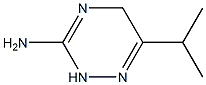 1,2,4-Triazin-3-amine,2,5-dihydro-6-(1-methylethyl)-(9CI) 구조식 이미지