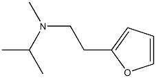 2-푸라네탄아민,N-메틸-N-(1-메틸에틸)-(9CI) 구조식 이미지