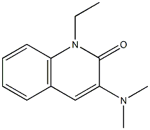 2(1H)-Quinolinone,3-(dimethylamino)-1-ethyl-(9CI) 구조식 이미지