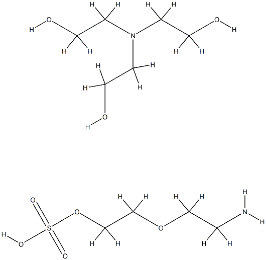 73246-94-3 Ethanol, 2,2′,2′′-nitrilotris-, compds. with polyethylenen glycol hydrogen sulfate 2-(coco acylamino)ethyl ether