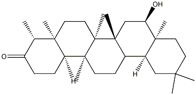 16α-Hydroxy-D:A-friedooleanan-3-온 구조식 이미지