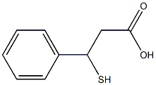 β-메르캅토벤젠프로판산 구조식 이미지