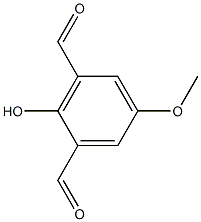 2-Hydroxy-5-methoxyisophthalaldehyde 구조식 이미지