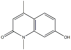 2(1H)-Quinolinone,7-hydroxy-1,4-dimethyl-(9CI) 구조식 이미지