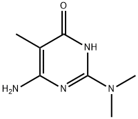 4(1H)-Pyrimidinone,6-amino-2-(dimethylamino)-5-methyl-(9CI) 구조식 이미지