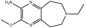 5H-Pyrazino[2,3-d]azepin-2-amine,7-ethyl-6,7,8,9-tetrahydro-3-methoxy-(9CI) 구조식 이미지