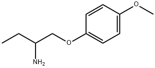 2-부탄아민,1-(4-메톡시페녹시)-(9CI) 구조식 이미지