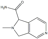 1H-Pyrrolo[3,4-c]pyridine-1-carboxamide,2,3-dihydro-2-methyl-(9CI) 구조식 이미지