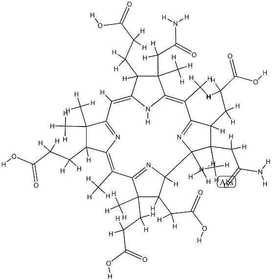 수소노비린산-a,c-디아미드 구조식 이미지