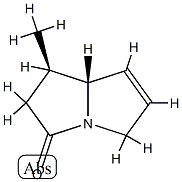 3H-Pyrrolizin-3-one,1,2,5,7a-tetrahydro-1-methyl-,(1R,7aR)-rel-(9CI) 구조식 이미지