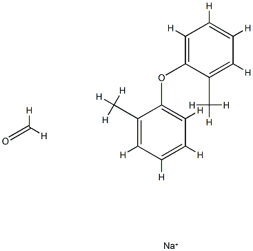 포름알데히드,술폰화된1,1-옥시비스메틸벤젠중합체,나트륨염 구조식 이미지