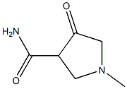 3-피롤리딘카르복사미드,1-메틸-4-옥소-(4CI) 구조식 이미지
