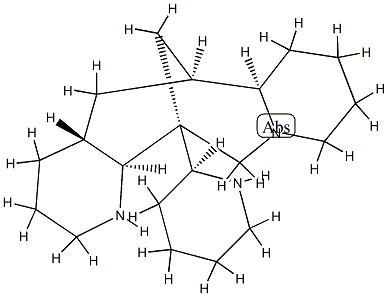 (7α,9S,11α,16β,18α)-Ormosanine 구조식 이미지