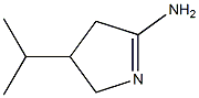 2H-Pyrrol-5-amine,3,4-dihydro-3-(1-methylethyl)-(9CI) 구조식 이미지